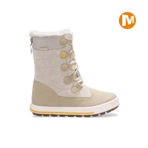 Merrell Heidi Waterproof Winterstiefel Kinder Grau [DE-QDJBK]